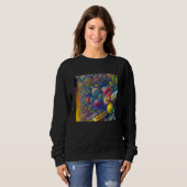 Space Race Women Black Sweatshirt (Vorne ganz)