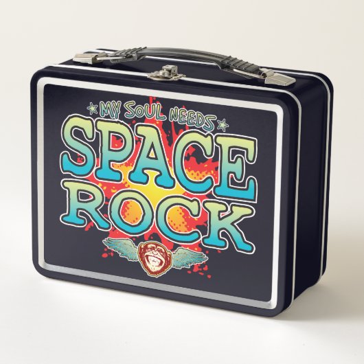 "Space Rock"-Soul Metall Brotdose (Vorderseite)