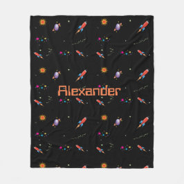 Space Rocket Boys Personal Fleecedecke