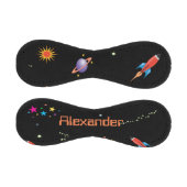 Space Rocket Boys Persönlicher Name oder Teamname Baseball (Paneele)