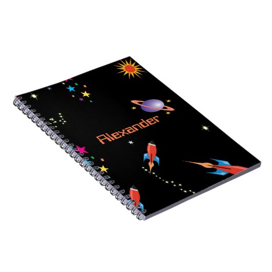Space Rocket Boys School Personal Notizblock (Rechte Seite)