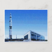 Space & Rocket Center in Huntsville, Alabama Postkarte (Vorderseite)