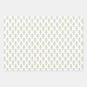 Space Rocket Galaxy Fun Pastel Geschenkpapier Set (Vorderseite)