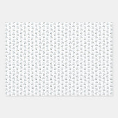 Space Rocket Galaxy Fun Pastel Geschenkpapier Set (Vorderseite 3)