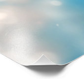 Space Rocket Hub aus dem Start. Fotodruck (Ecke)