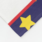 Space Rocket Personalisiert Fleece Blanket (Ecke)