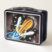 Space Rocket Science Metal Lunchbox (Vorderseite)