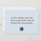 Space Rockets Danke Karte (Rückseite)