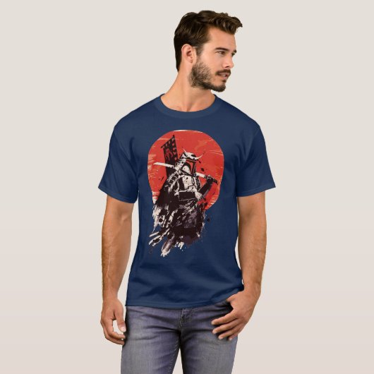 Space Samurai Bounty Hunter Japanese Edition gift T-Shirt (Vorne ganz)