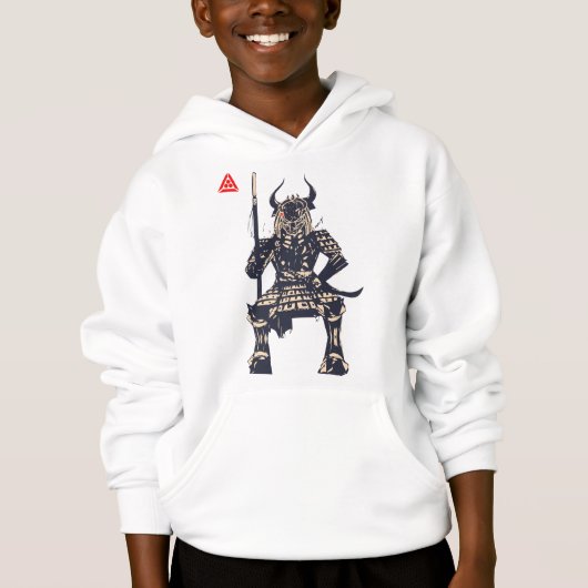 Space Samurai Warrior Hoodie (Vorderseite)