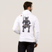 Space Samurai Warrior Hoodie (Schwarz voll)