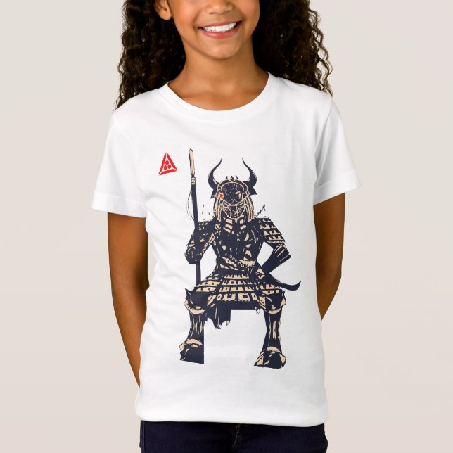 Space Samurai Warrior T-Shirt (Vorderseite)