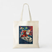 Space Santa Claus Tragetasche (Rückseite)