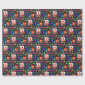 SPACE SANTA GESCHENKPAPIER (Flach)