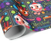 SPACE SANTA GESCHENKPAPIER (Rolleneckpunkt)