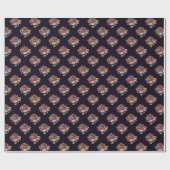 Space Santa Geschenkpapier (Flach)