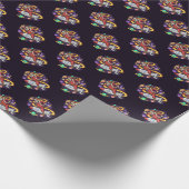 Space Santa Geschenkpapier (Ecke)