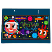 SPACE SANTA GROßE GESCHENKTÜTE (Vorderseite)