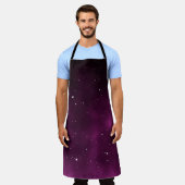 Space scape illustration astronomy graphic design  schürze (Getragen)