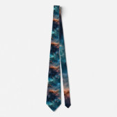 Space Science Custom Necktie Krawatte (Vorderseite)