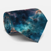 Space Science Custom Necktie Krawatte (Gerollt)