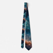 Space Science Custom Necktie Krawatte (Rückseite)