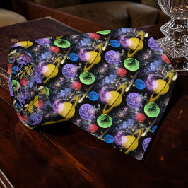 Space Science Custom Necktie Krawatte