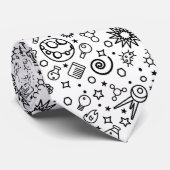 Space Science Custom Necktie Krawatte (Gerollt)