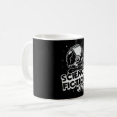 Space Science Fiction Day Science Alien Stars Gift Kaffeetasse (Vorderseite Links)
