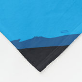 Space Scootering - Stunt Scooter BoyFleece Blanket Fleecedecke (Ecke)