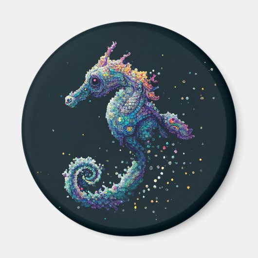 Space Seepferd Magnet (Vorne)