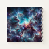 Space Seepferd Notizblock (Rückseite)