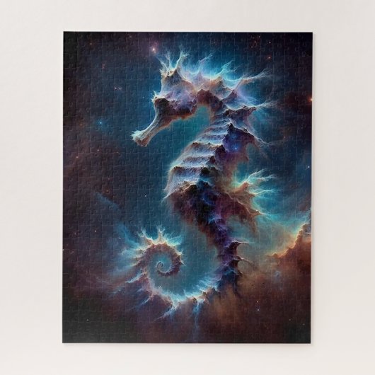 Space Seepferd Puzzle (Vertikal)