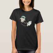 Space Sheep Funny Word Puff T-Shirt (Vorderseite)