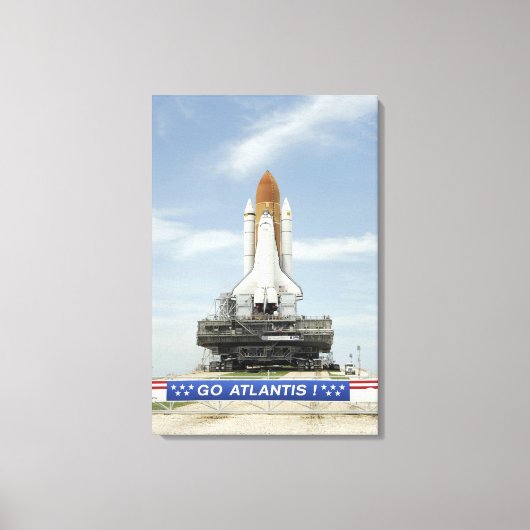 Space Shuttle Atlantis 2 Leinwanddruck (Vorderseite)