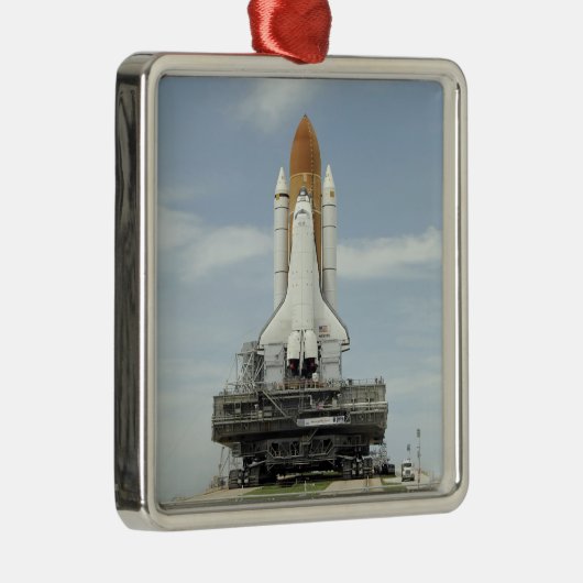 Space Shuttle Atlantis 2 Ornament Aus Metall (Rechts)