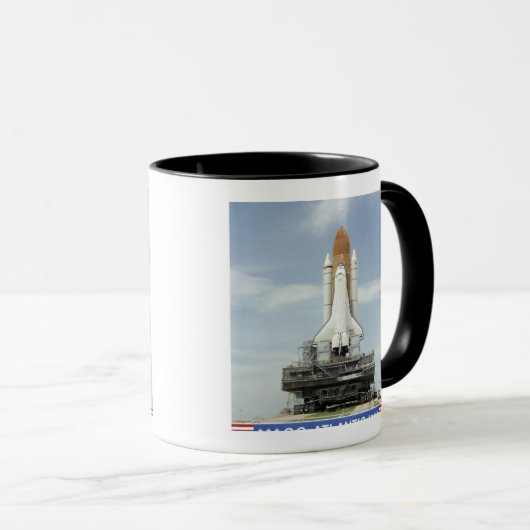 Space Shuttle Atlantis 2 Tasse (VorderseiteRechts)
