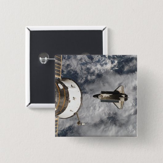 Space Shuttle Atlantis 3 Button (Vorne & Hinten)