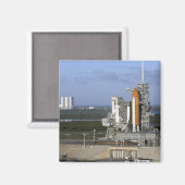 Space Shuttle Atlantis 3 Magnet (Vorderseite/Rückseite)