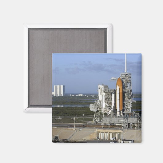 Space Shuttle Atlantis 3 Magnet (Vorderseite/Rückseite)