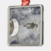 Space Shuttle Atlantis 3 Ornament Aus Metall (Links)