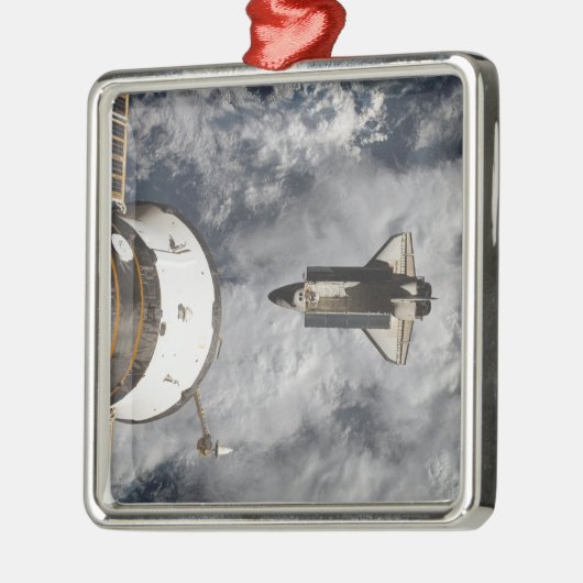 Space Shuttle Atlantis 3 Ornament Aus Metall (Links)