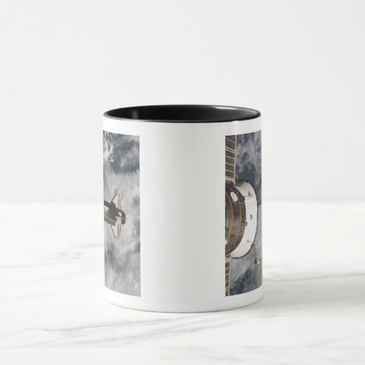Space Shuttle Atlantis 3 Tasse (Zentrum)