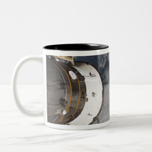 Space Shuttle Atlantis 3 Zweifarbige Tasse (Links)