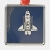 Space Shuttle Atlantis 5 Ornament Aus Metall (Vorne)