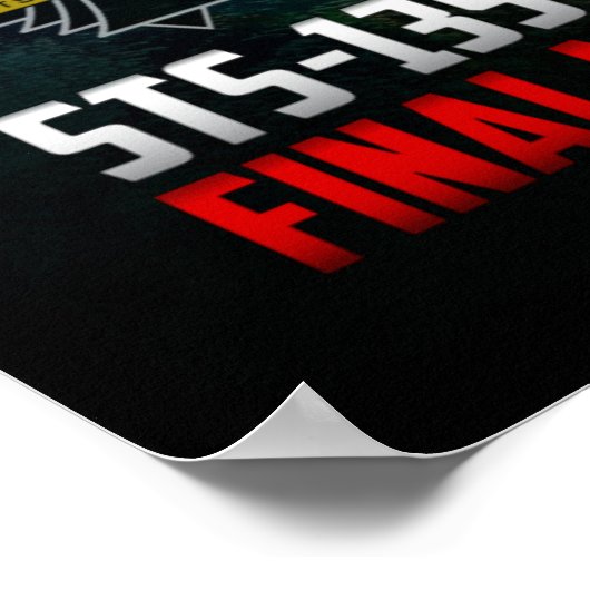 Space Shuttle Atlantis Abschlussmission Poster (Ecke)