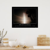 Space Shuttle Atlantis Arms in die noch schwarze Poster (Küche)