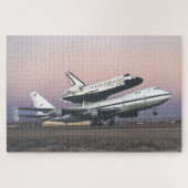 Space Shuttle Atlantis Atop Nasas 747 Puzzle (Horizontal)