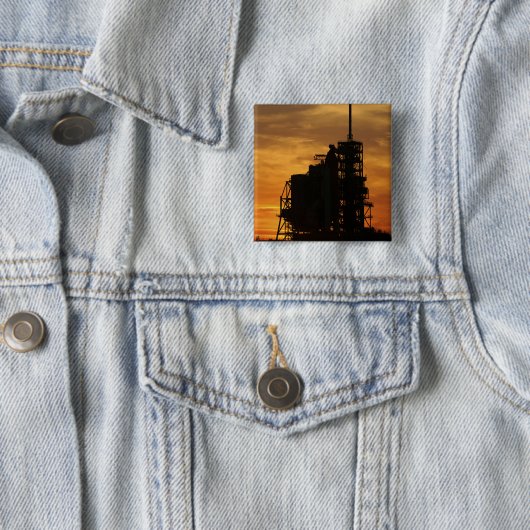 Space Shuttle Atlantis auf dem Launenblock Button (Beispiel)