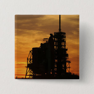 Space Shuttle Atlantis auf dem Launenblock Button